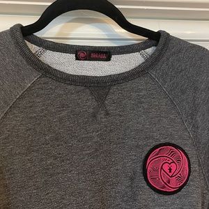 Dutch Bros Sweater Grey Dutch Luv Detail